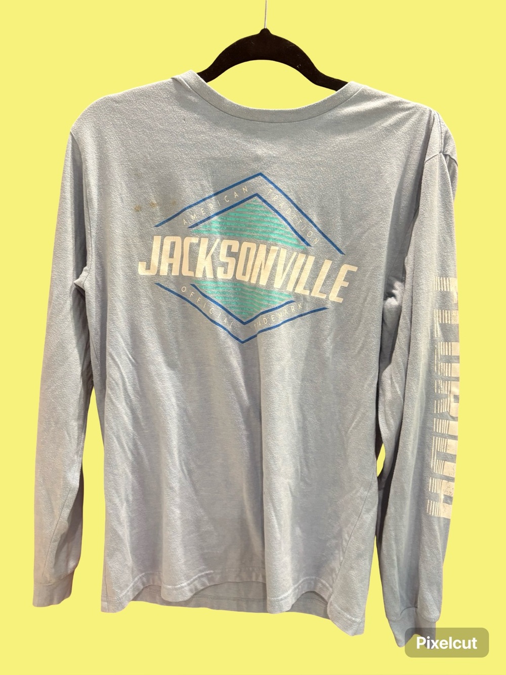 Jacksonville Long Sleeve Graphic Tee - Light Blue
